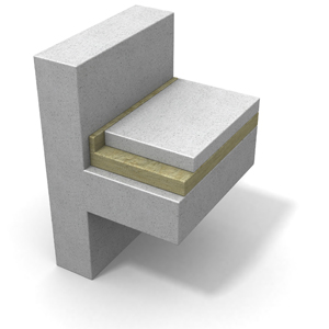 Betonisen lattiarakenteen askeläänieristys